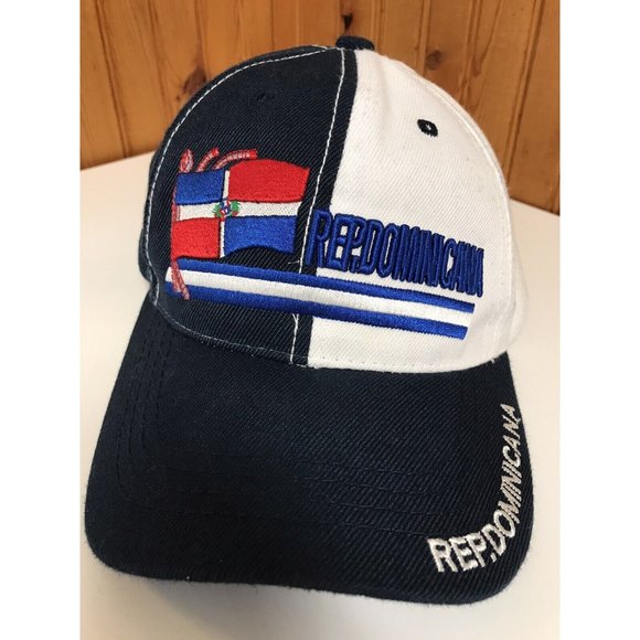 Dominican Republic Rep Dominicana Navy Blue White Hat - Picture 2 of 8